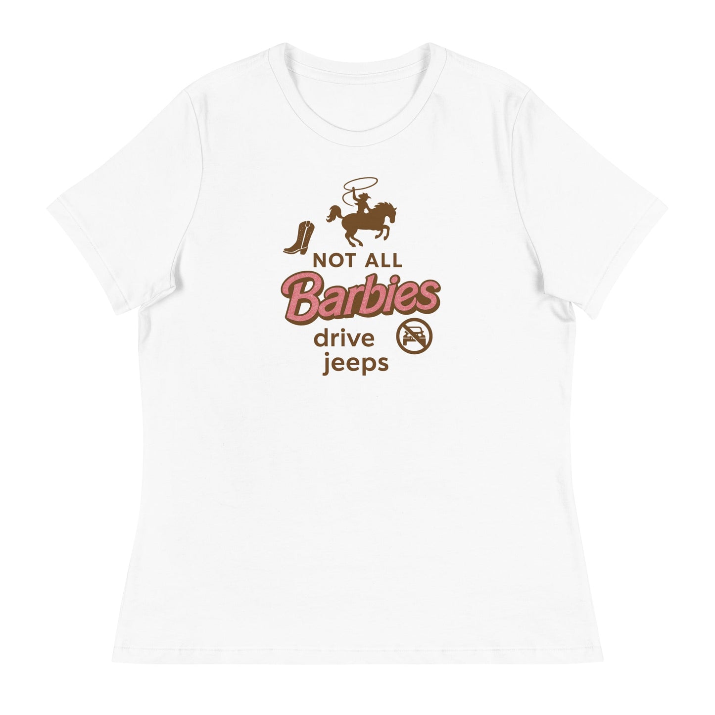 Not All Barbies Drive Jeeps Women's Relaxed T-Shirt - Snoody Scents