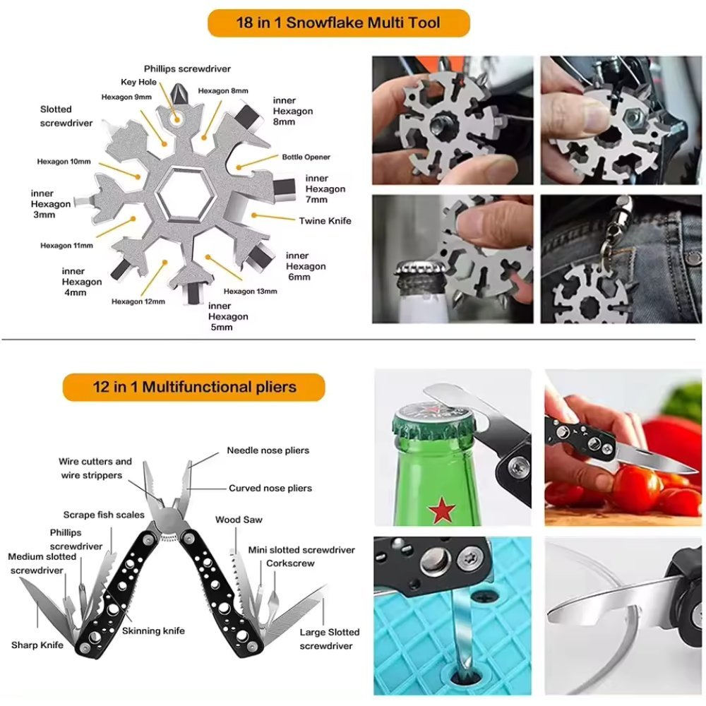 31 Pieces in 1 Bag Survival Gear and Equipment - Snoody Scents