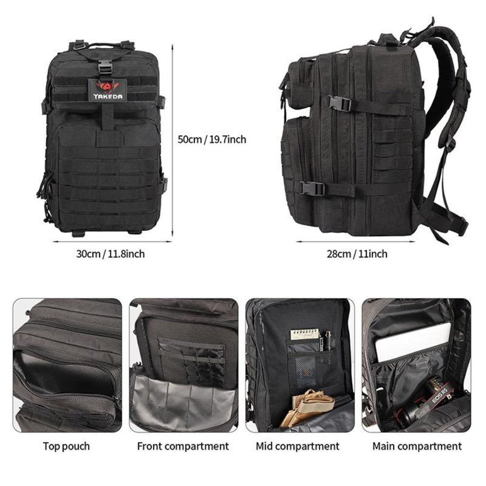 42L Tactical Backpack Bag with USA Patch - Snoody Scents