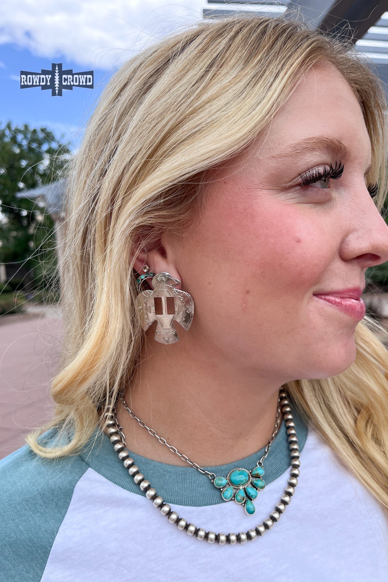 Thunder Rolls Studs - western earrings