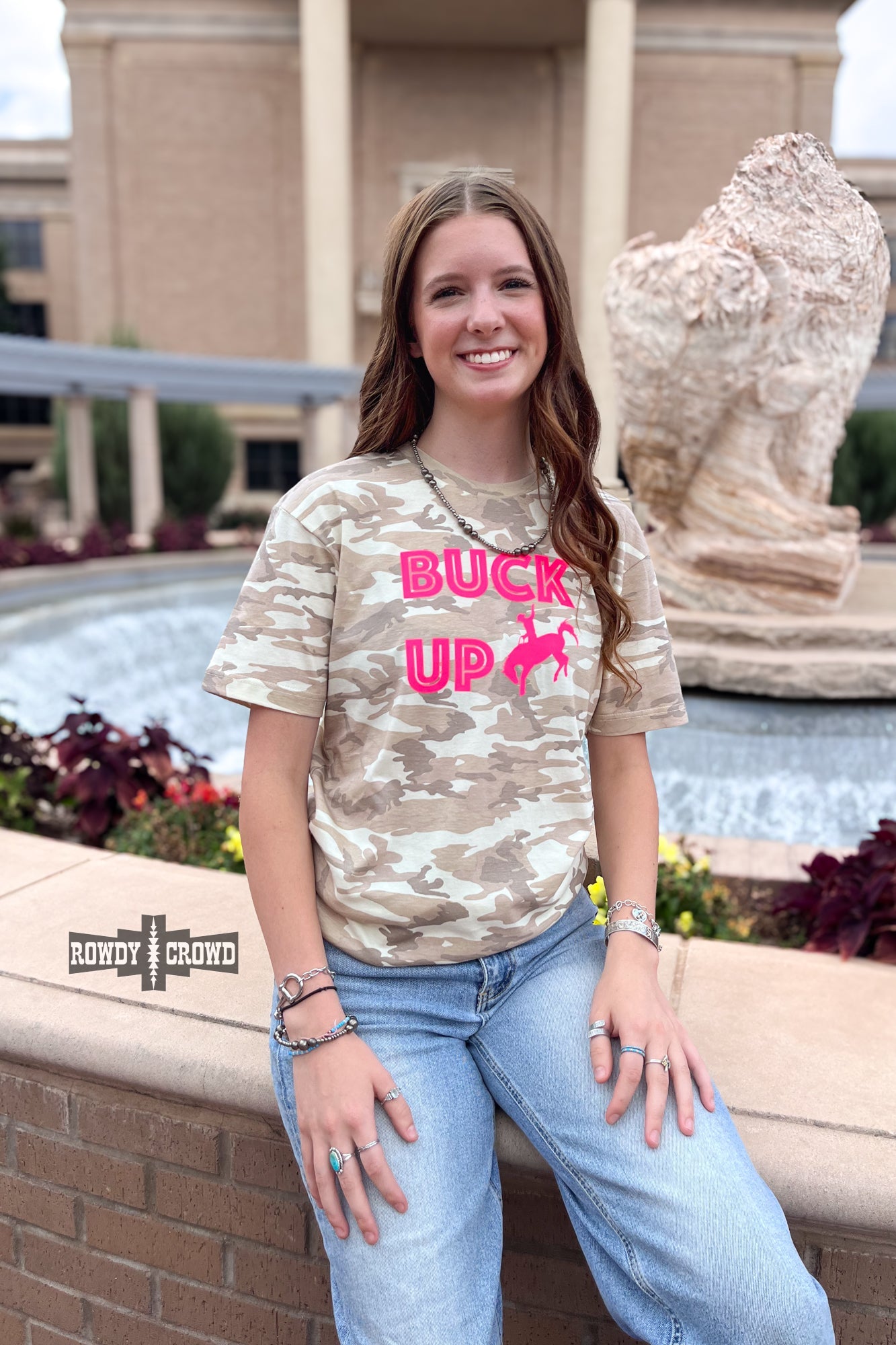 Buck Up Tee - western graphic tee