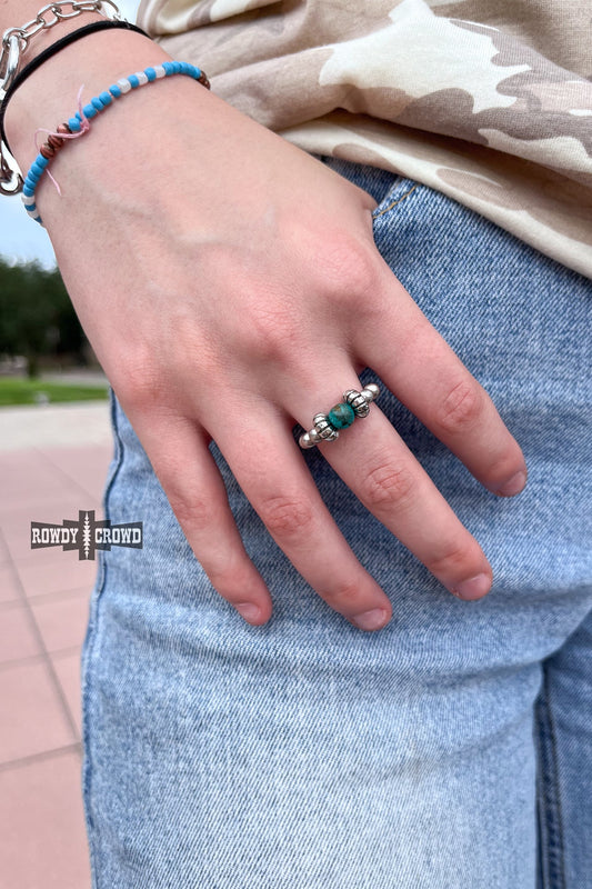 Pondasetta Stretch Ring — western ring