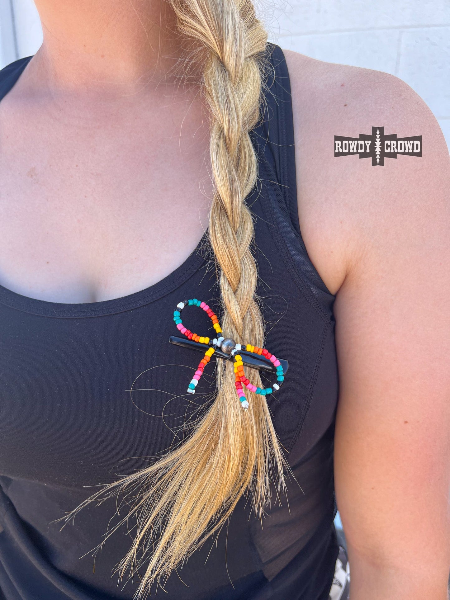Sunset Bow Hair Clip — western hair clip