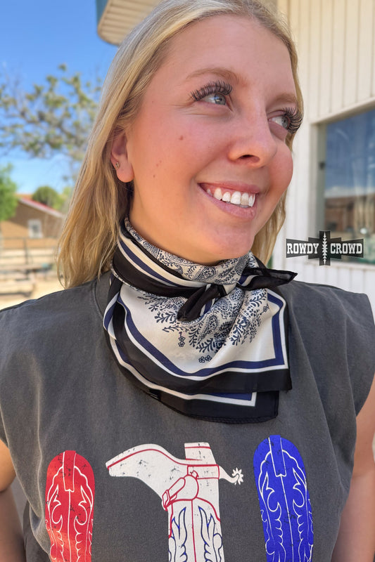 SMALL Moonlight Wild Rag — western wild rag scarf