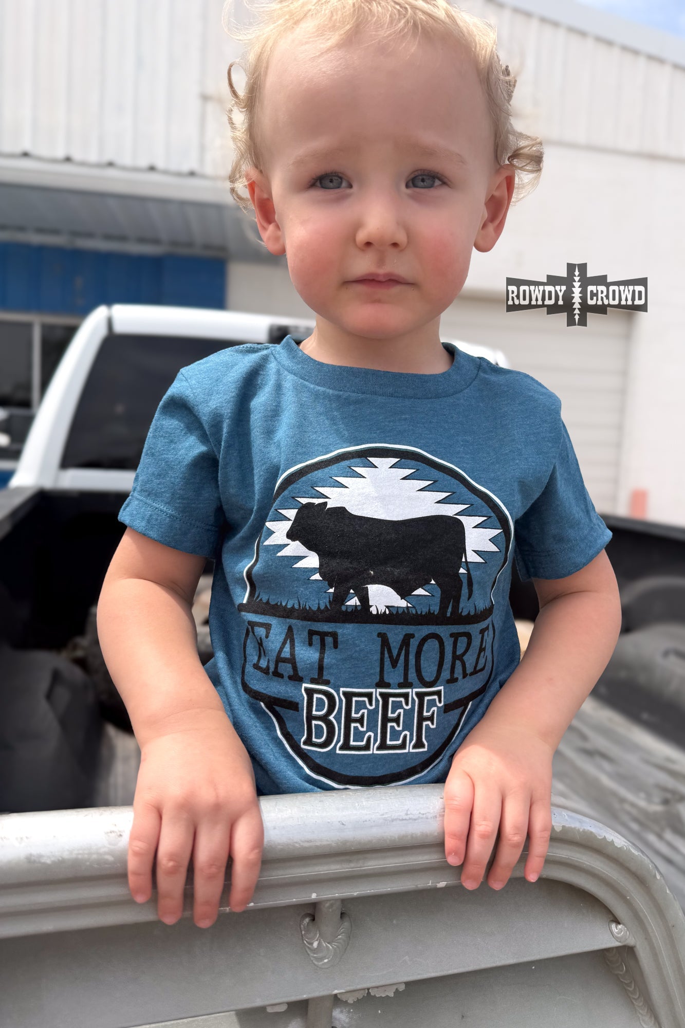 KIDS Eat More Beef Tee — western graphic tee