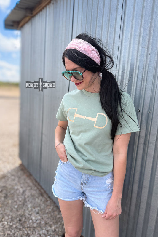 Metallic Bit Tee — western graphic tee