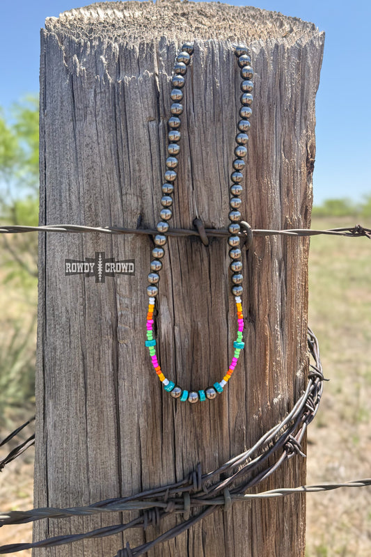 Serape Sunrise Necklace — western necklace