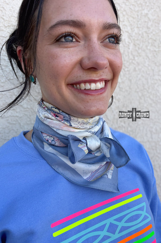 SMALL Spring Desert Wild Rag - western wild rag scarf