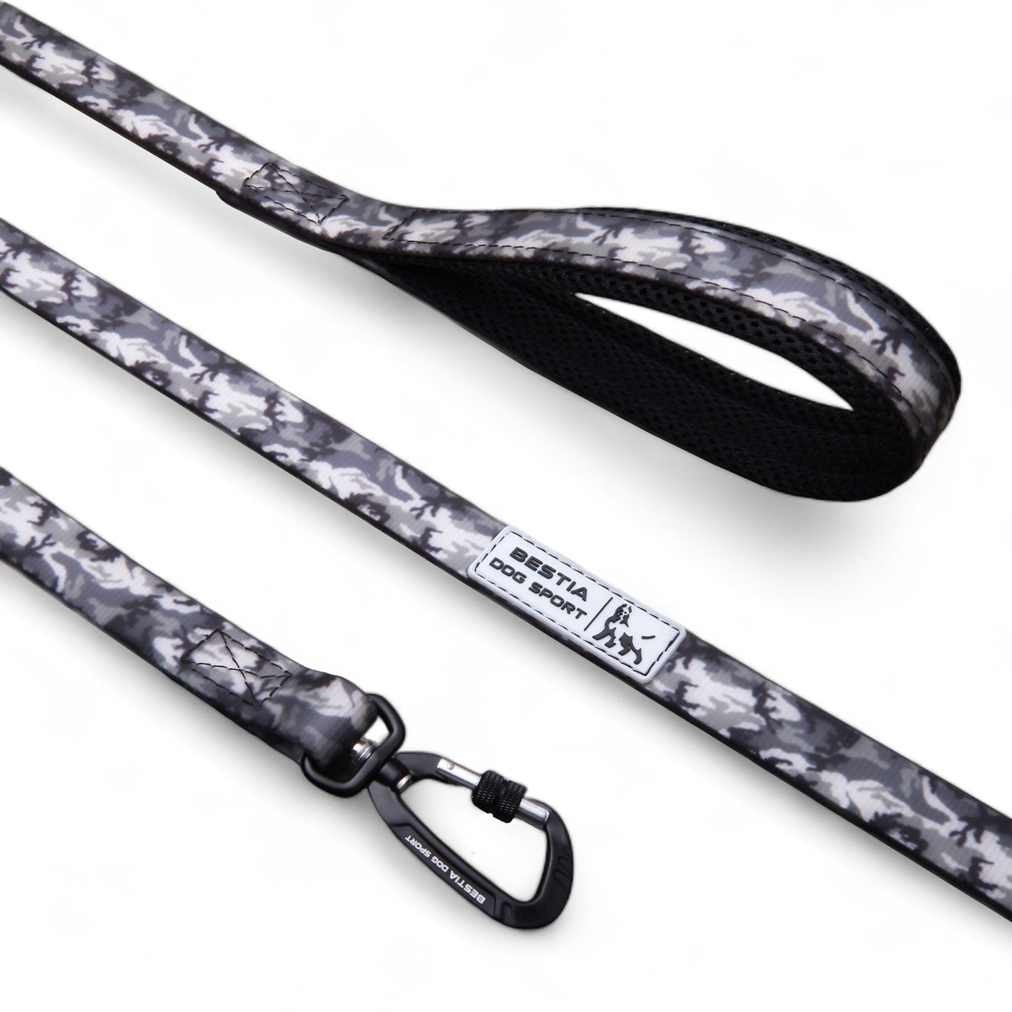 Bestia Dog Sport Tactical Leash Grey Camo - Snoody Scents