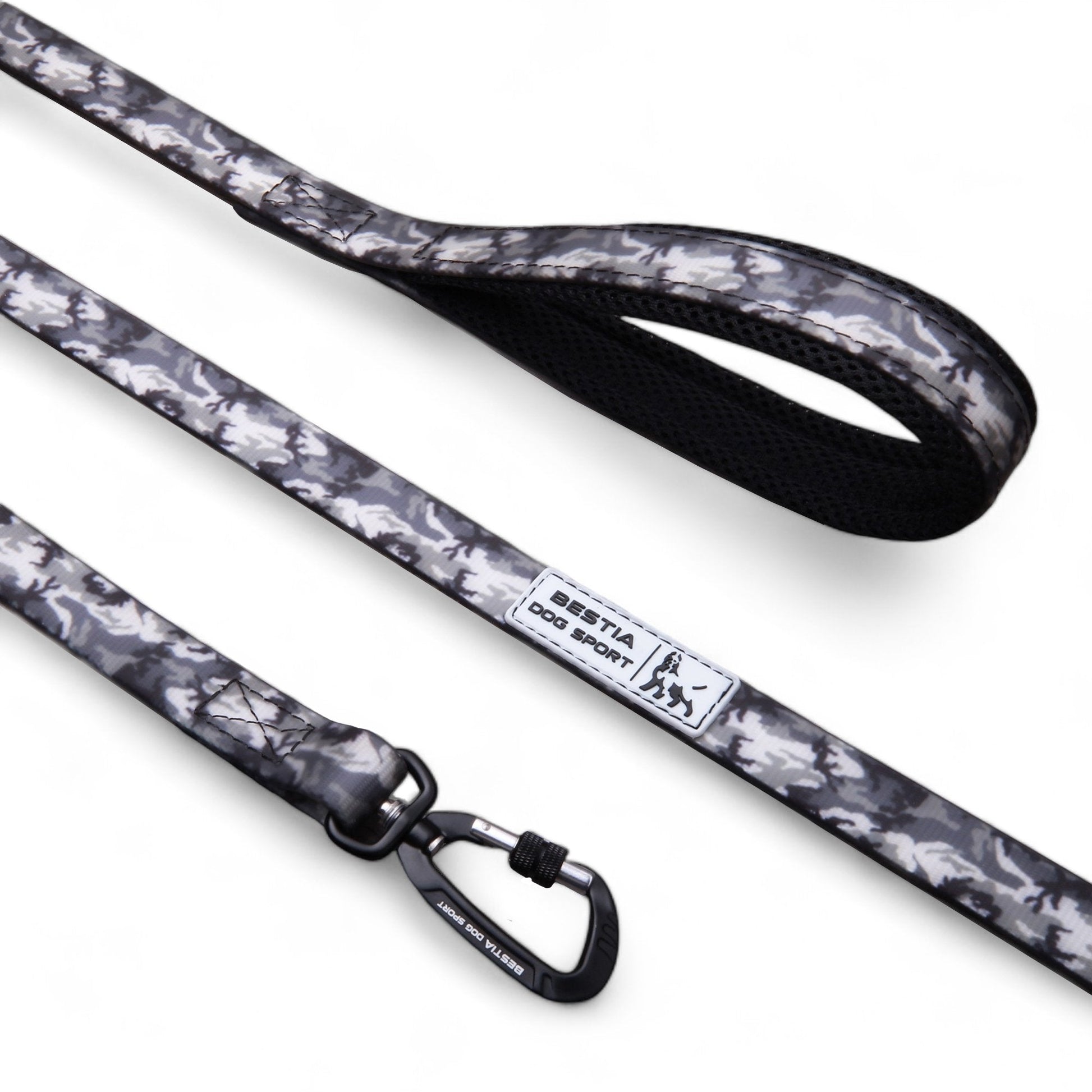 Bestia Dog Sport Tactical Leash Grey Camo - Snoody Scents