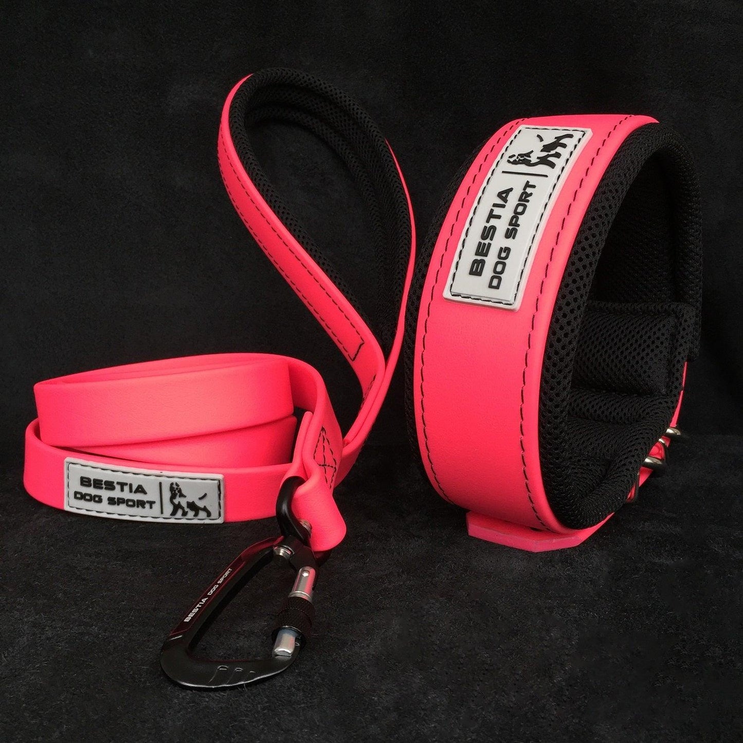 BESTIA DOG SPORT TACTICAL LEASH NEON PINK - Snoody Scents