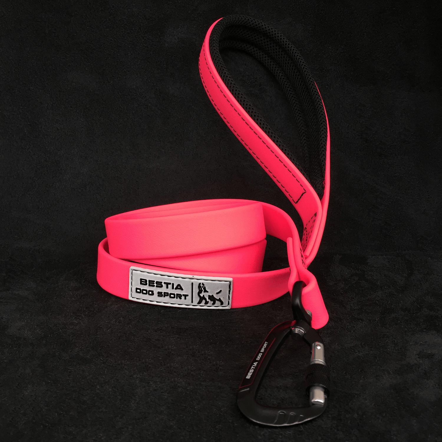 BESTIA DOG SPORT TACTICAL LEASH NEON PINK - Snoody Scents