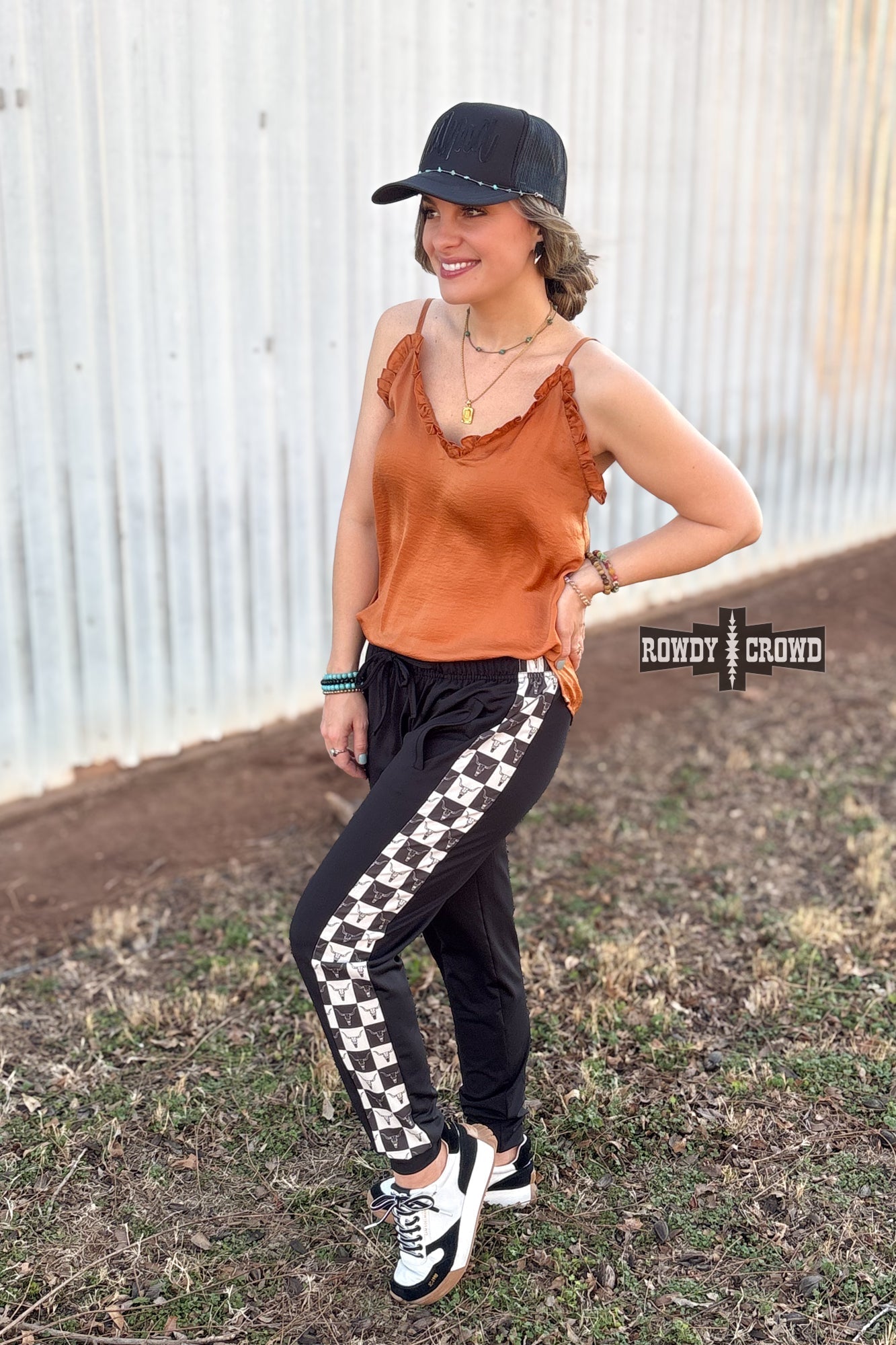 Checkered Craze Joggers - Snoody Scents