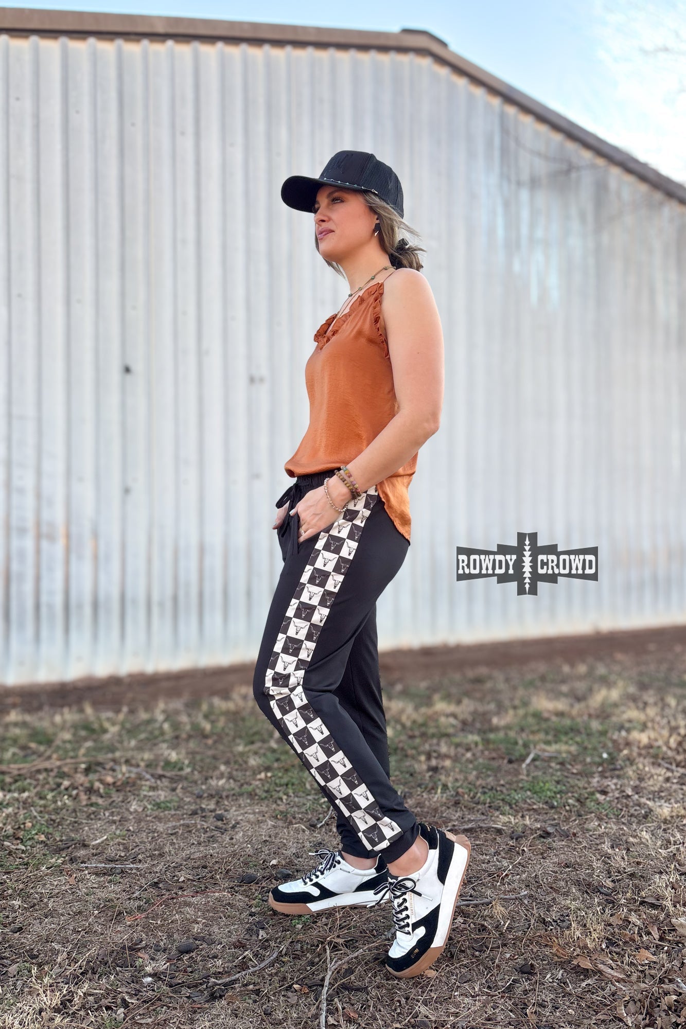Checkered Craze Joggers - Snoody Scents