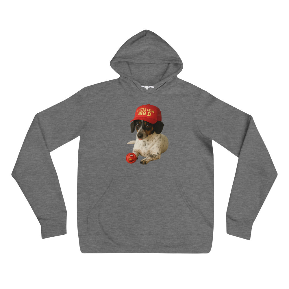 Dachshund "big D" Unisex hoodie - Snoody Scents