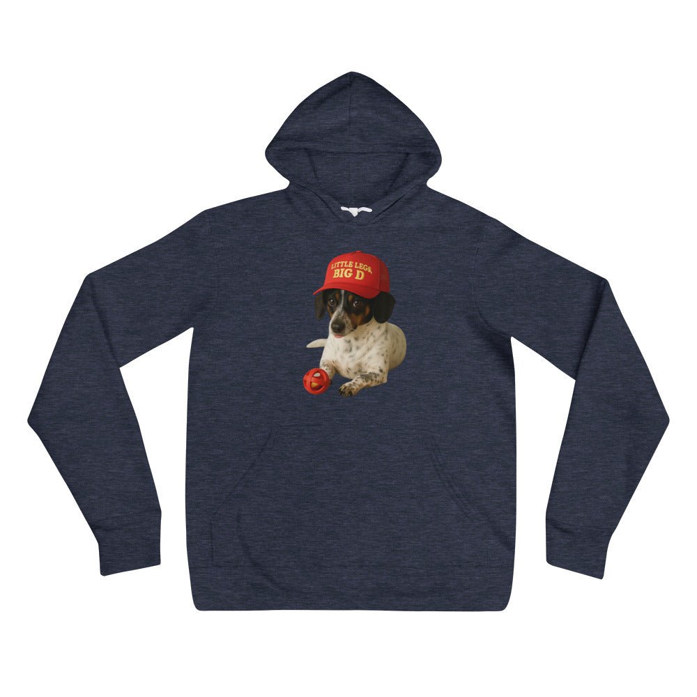 Dachshund "big D" Unisex hoodie - Snoody Scents