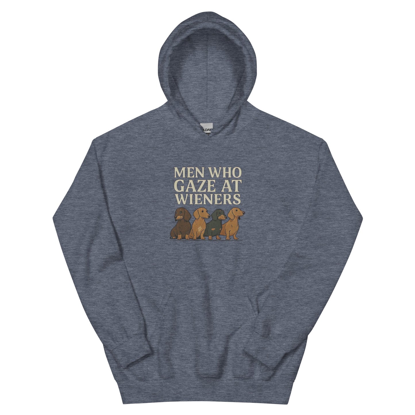 Dachshund Lover Hoodie — “Men Who Gaze At Wieners” Unisex Pullover, Gift for Dog Owners - Snoody Scents
