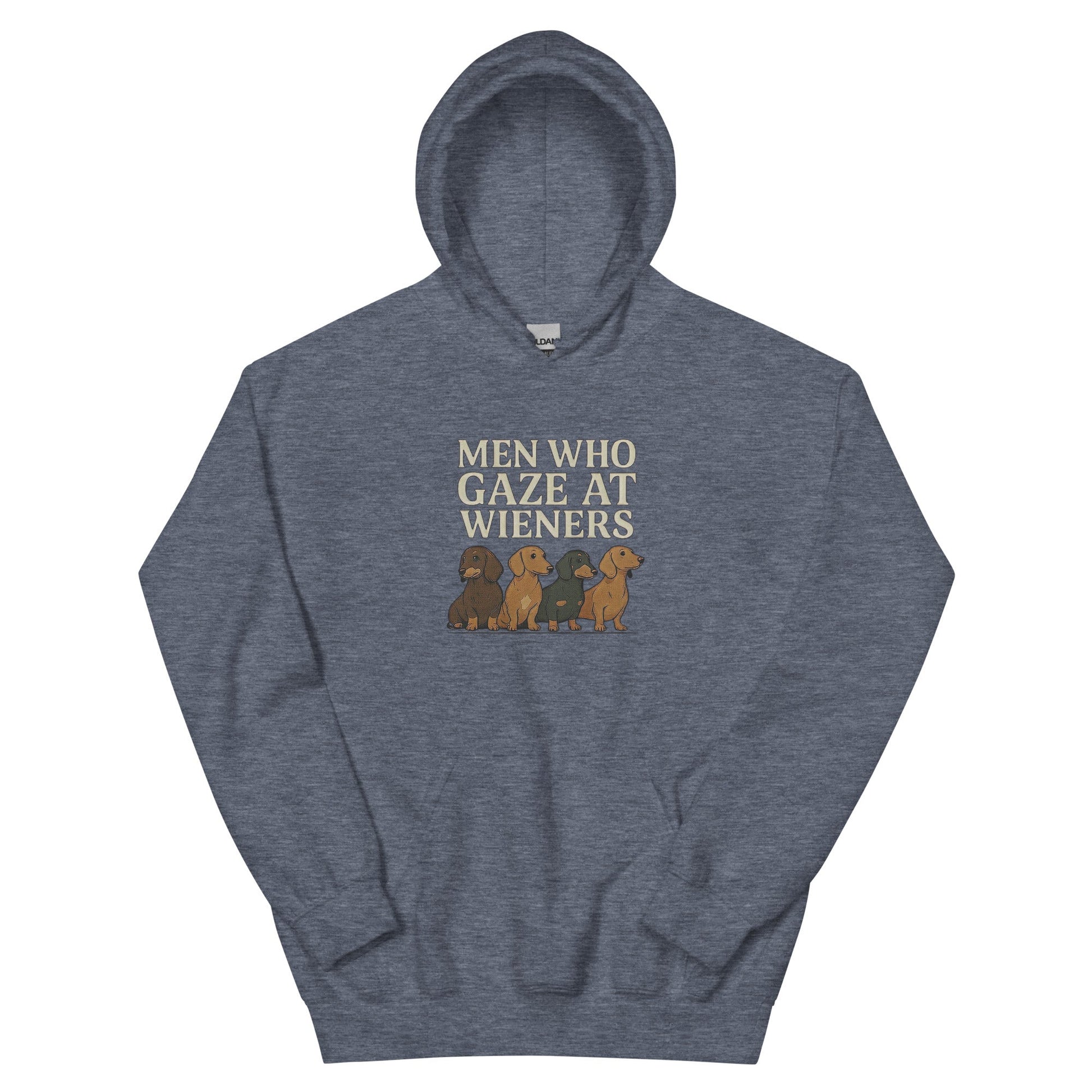 Dachshund Lover Hoodie — “Men Who Gaze At Wieners” Unisex Pullover, Gift for Dog Owners - Snoody Scents