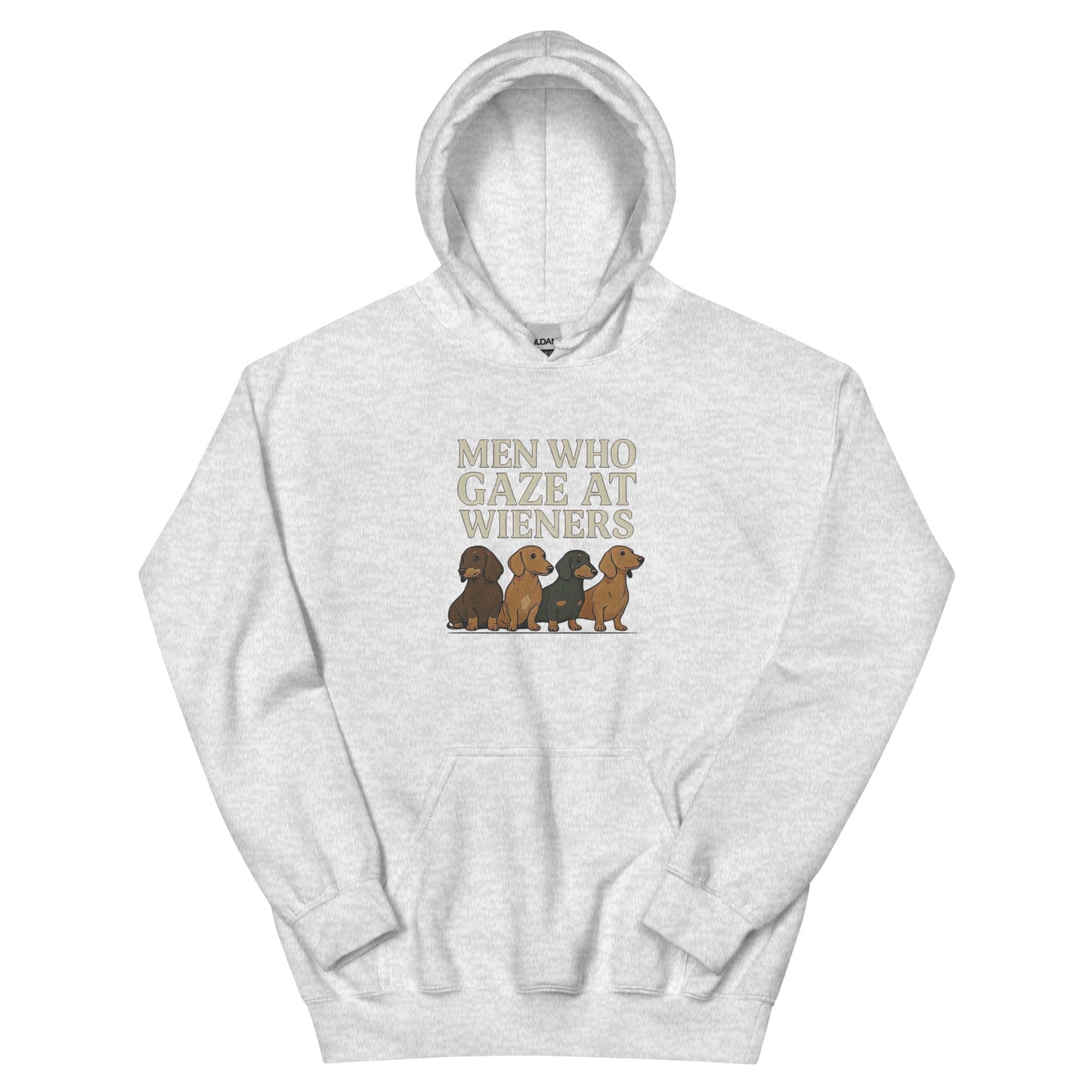 Dachshund Lover Hoodie — “Men Who Gaze At Wieners” Unisex Pullover, Gift for Dog Owners - Snoody Scents