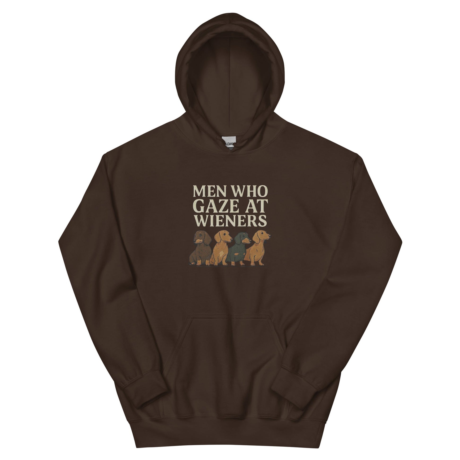 Dachshund Lover Hoodie — “Men Who Gaze At Wieners” Unisex Pullover, Gift for Dog Owners - Snoody Scents
