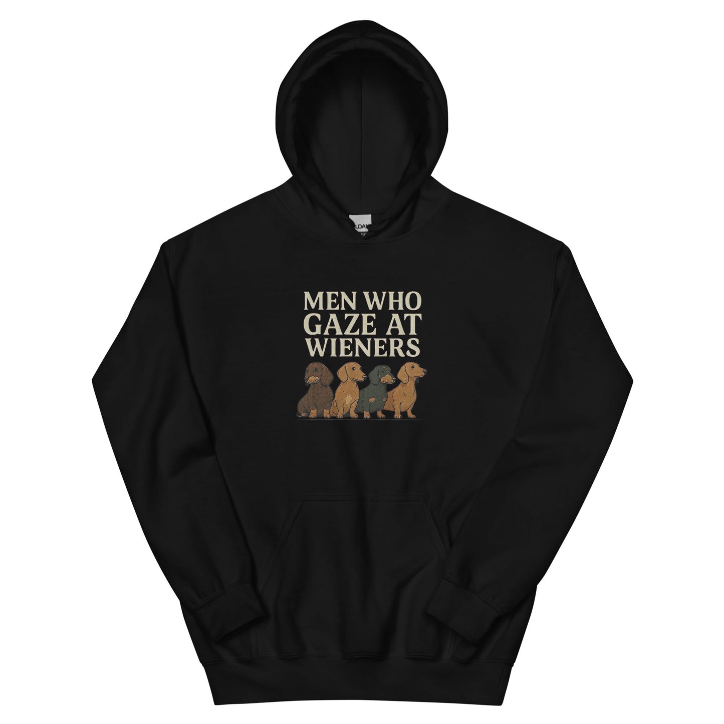 Dachshund Lover Hoodie — “Men Who Gaze At Wieners” Unisex Pullover, Gift for Dog Owners - Snoody Scents