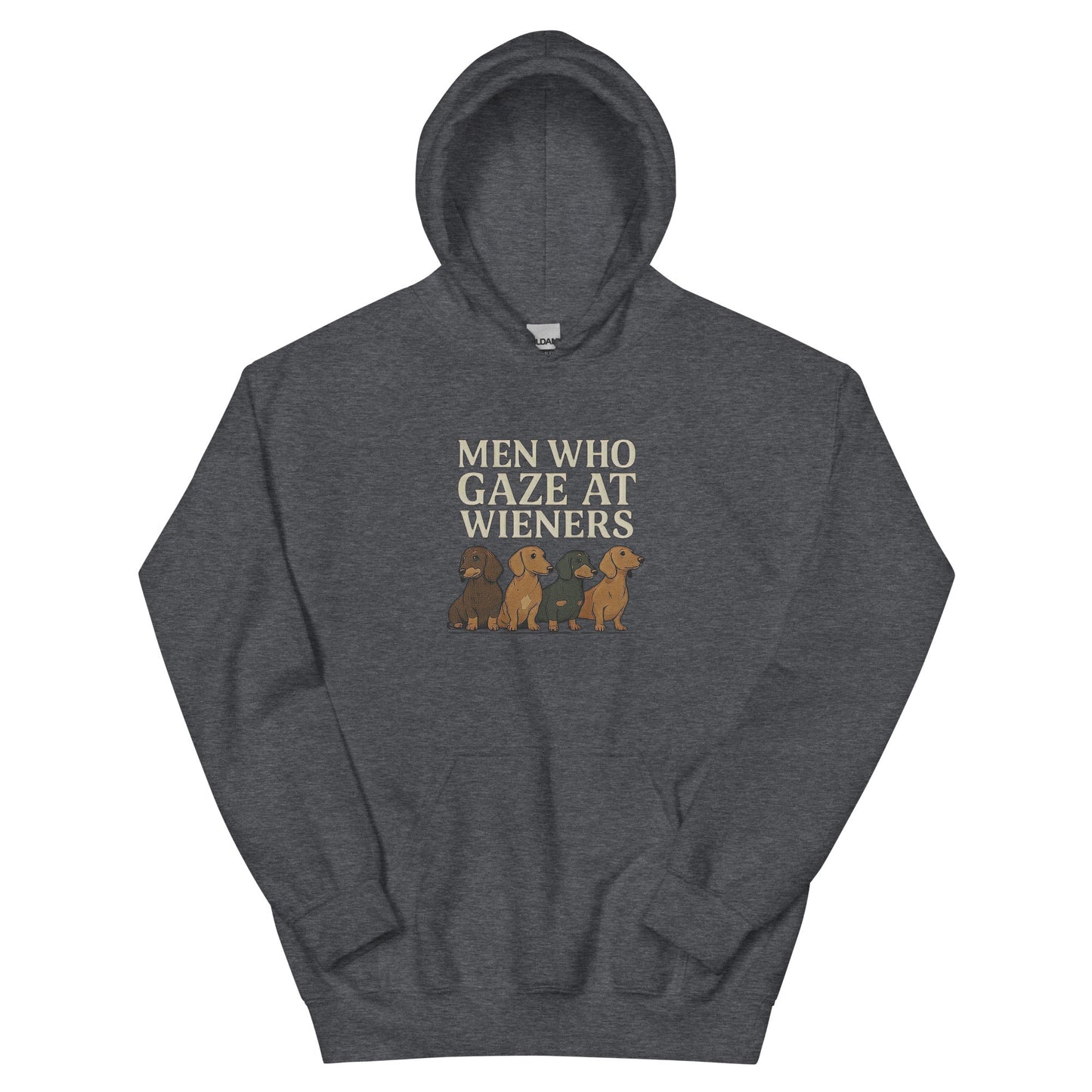 Dachshund Lover Hoodie — “Men Who Gaze At Wieners” Unisex Pullover, Gift for Dog Owners - Snoody Scents