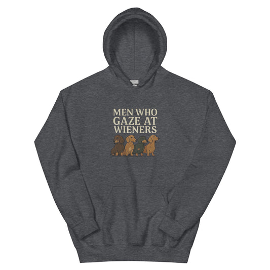 Dachshund Lover Hoodie — “Men Who Gaze At Wieners” Unisex Pullover, Gift for Dog Owners - Snoody Scents
