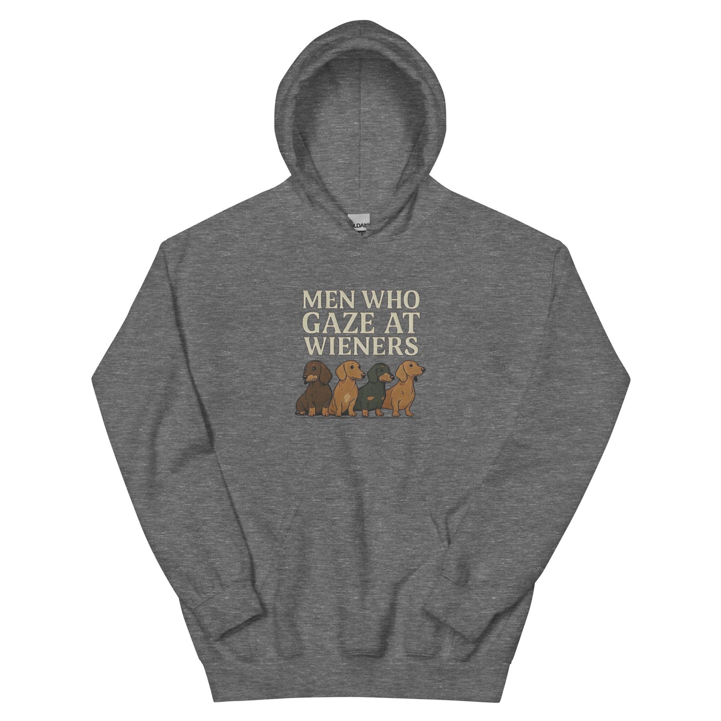 Dachshund Lover Hoodie — “Men Who Gaze At Wieners” Unisex Pullover, Gift for Dog Owners - Snoody Scents
