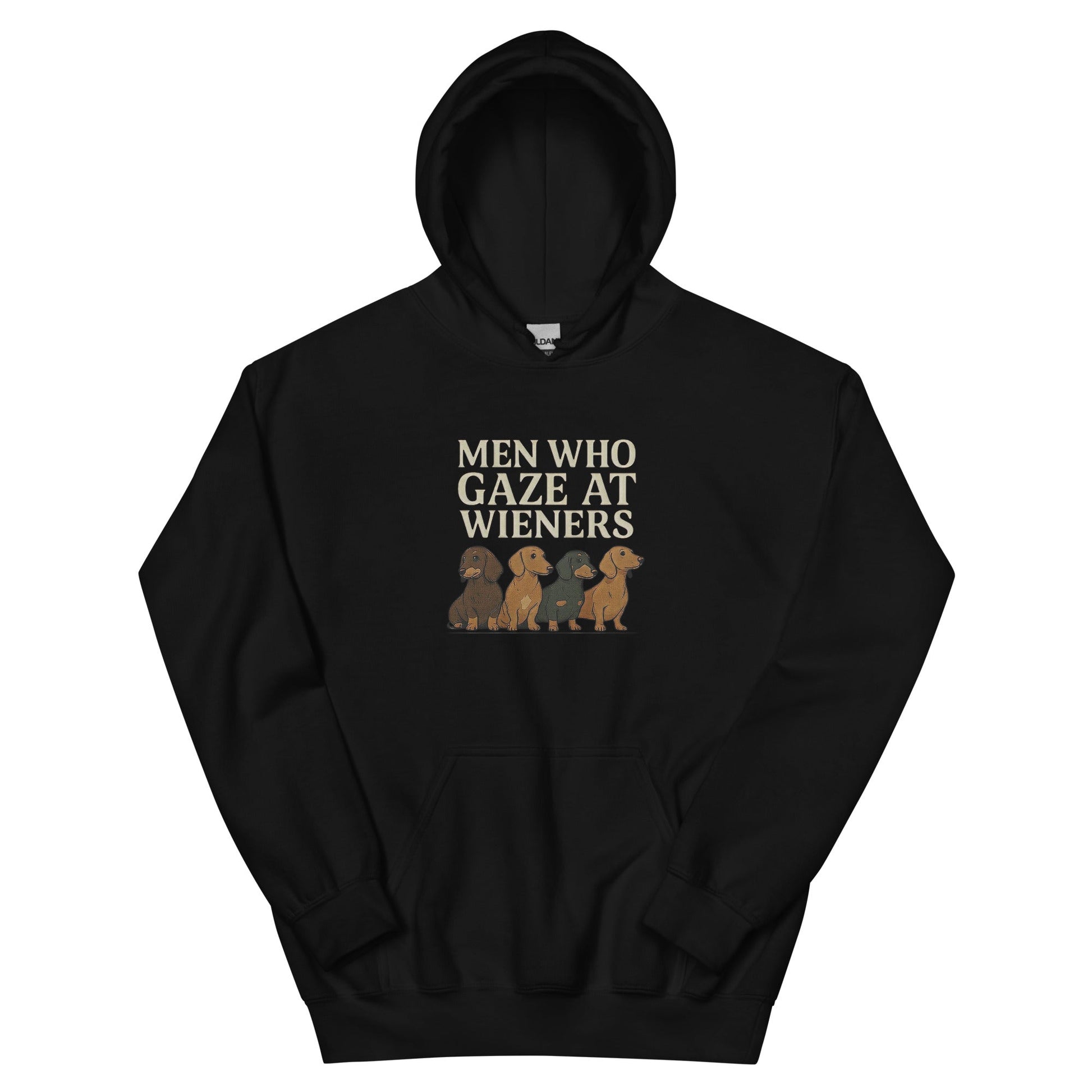 Dachshund Lover Hoodie — “Men Who Gaze At Wieners” Unisex Pullover, Gift for Dog Owners - Snoody Scents
