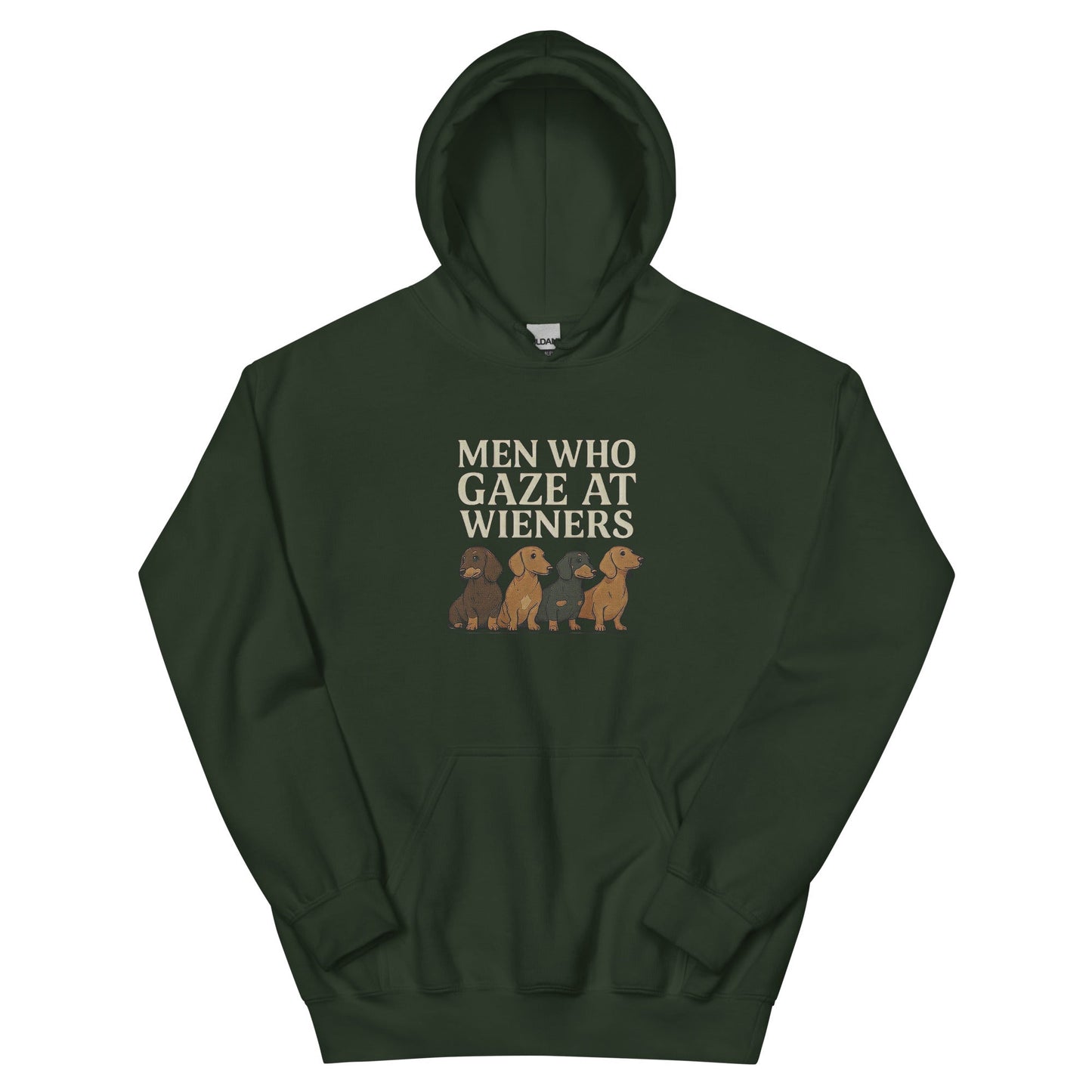 Dachshund Lover Hoodie — “Men Who Gaze At Wieners” Unisex Pullover, Gift for Dog Owners - Snoody Scents