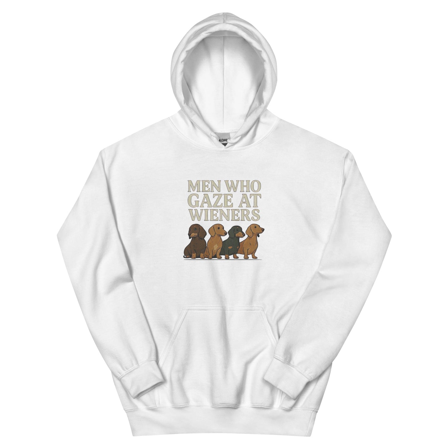 Dachshund Lover Hoodie — “Men Who Gaze At Wieners” Unisex Pullover, Gift for Dog Owners - Snoody Scents