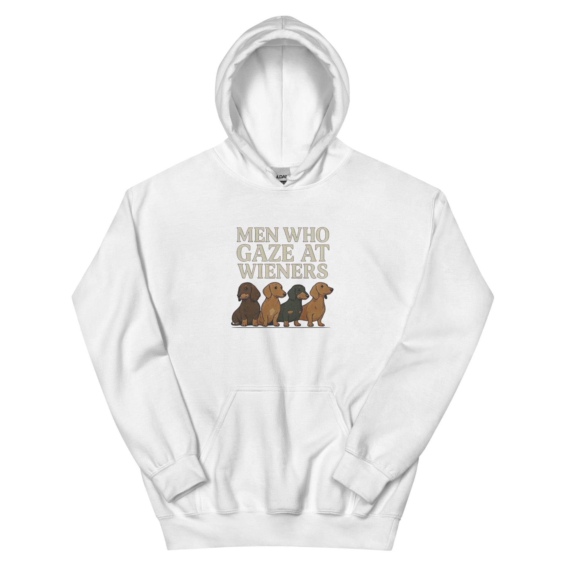 Dachshund Lover Hoodie — “Men Who Gaze At Wieners” Unisex Pullover, Gift for Dog Owners - Snoody Scents