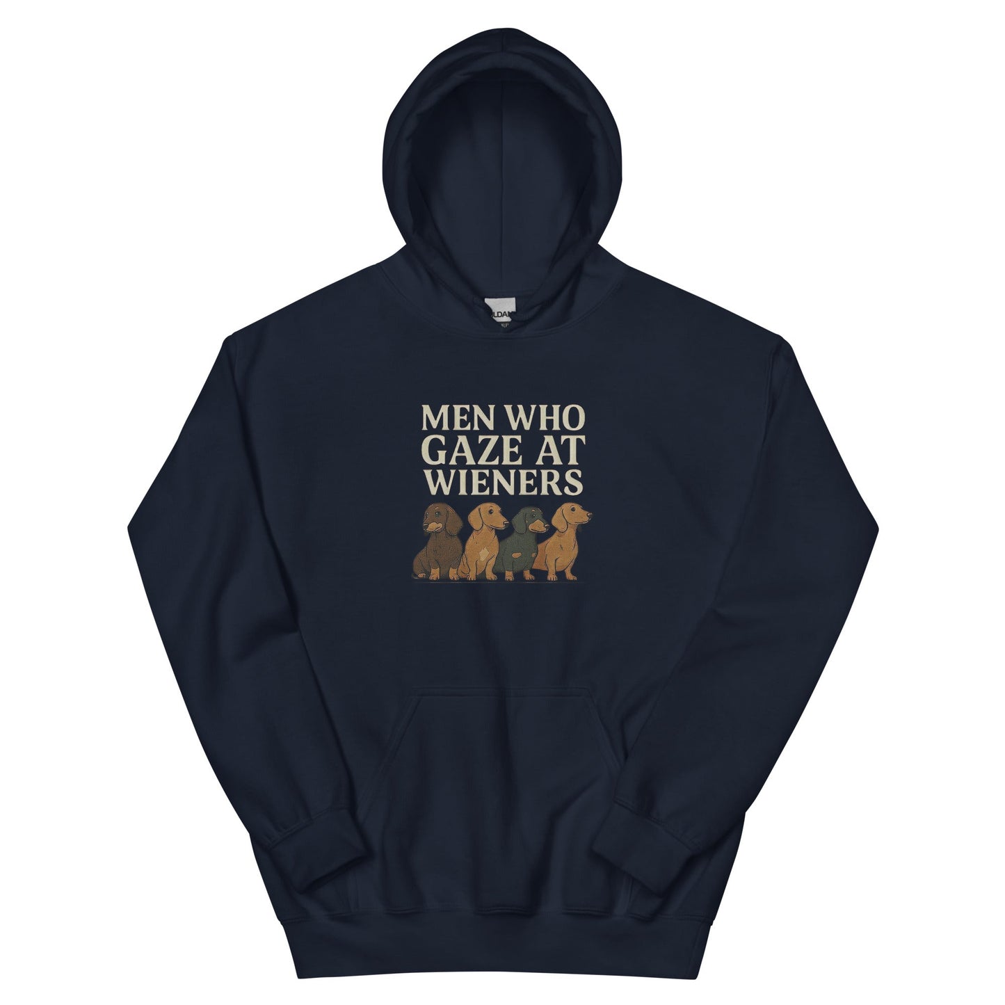 Dachshund Lover Hoodie — “Men Who Gaze At Wieners” Unisex Pullover, Gift for Dog Owners - Snoody Scents