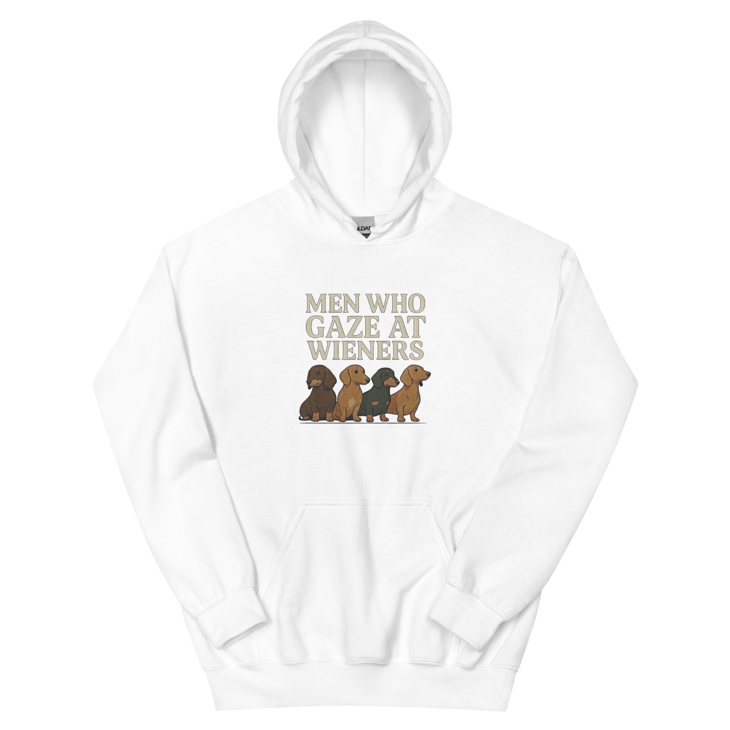 Dachshund Lover Hoodie — “Men Who Gaze At Wieners” Unisex Pullover, Gift for Dog Owners - Snoody Scents