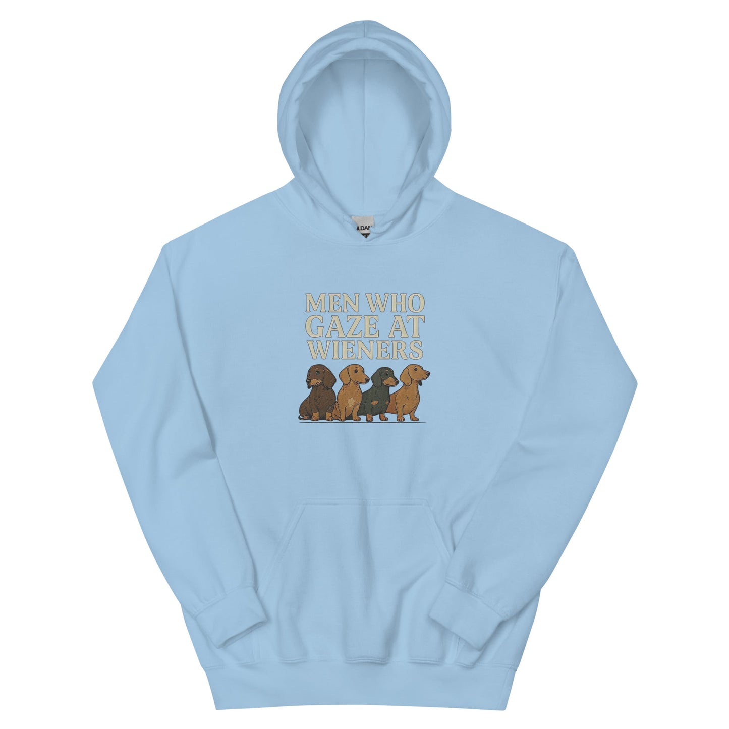 Dachshund Lover Hoodie — “Men Who Gaze At Wieners” Unisex Pullover, Gift for Dog Owners - Snoody Scents