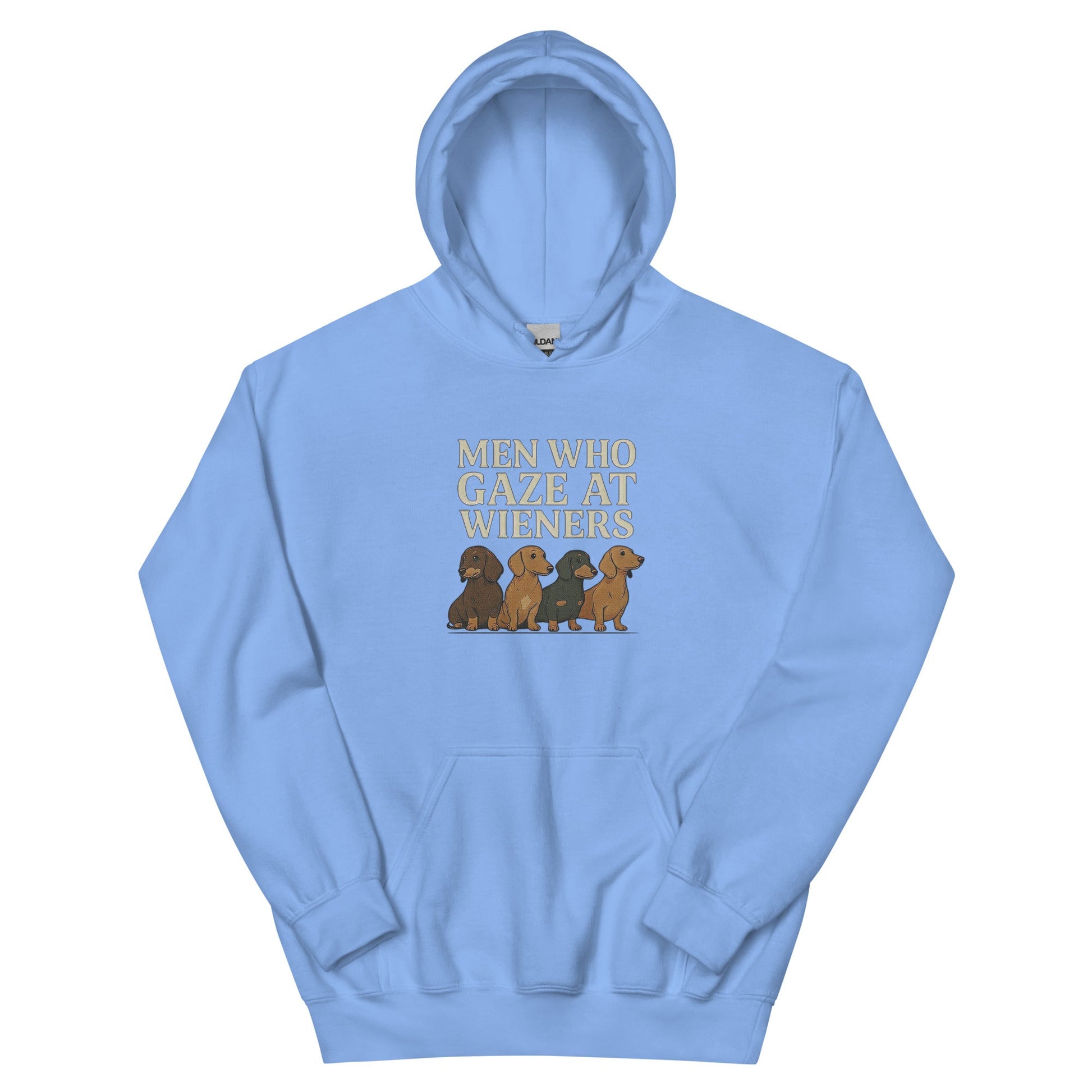 Dachshund Lover Hoodie — “Men Who Gaze At Wieners” Unisex Pullover, Gift for Dog Owners - Snoody Scents