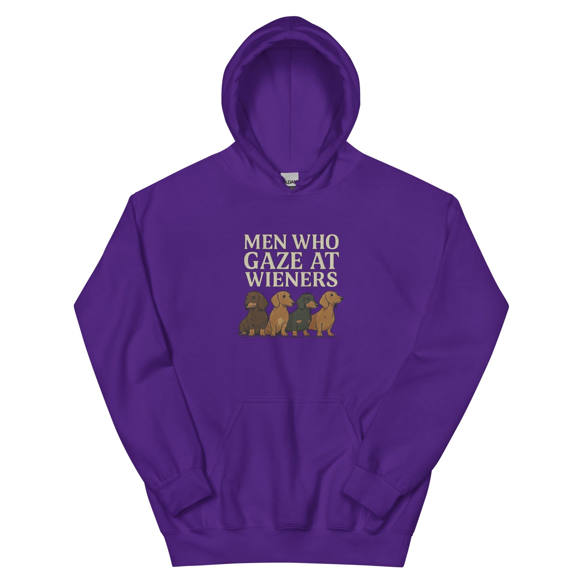 Dachshund Lover Hoodie — “Men Who Gaze At Wieners” Unisex Pullover, Gift for Dog Owners - Snoody Scents