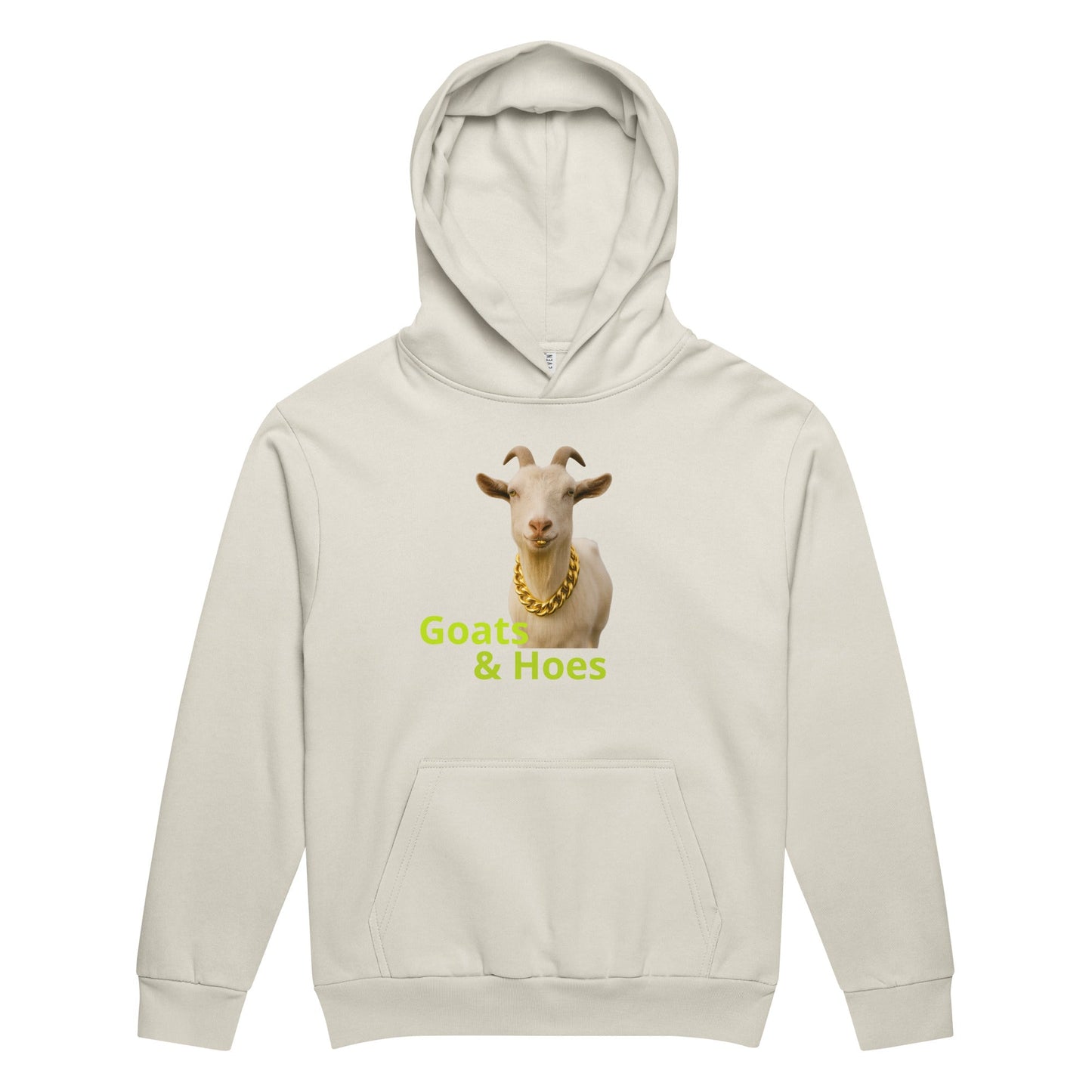 GOATS & Hoes Graphic Hoodie | Urban Garment - Dyed Sweatshirt | Oversized Heavyweight Fleece | Streetwear Unisex - Snoody Scents