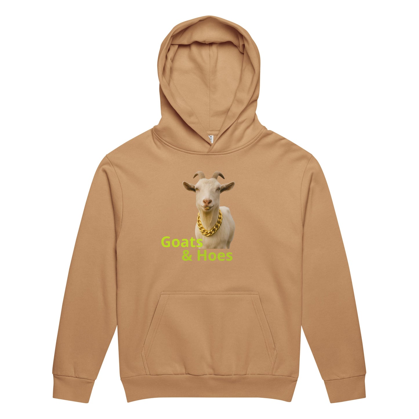 GOATS & Hoes Graphic Hoodie | Urban Garment - Dyed Sweatshirt | Oversized Heavyweight Fleece | Streetwear Unisex - Snoody Scents