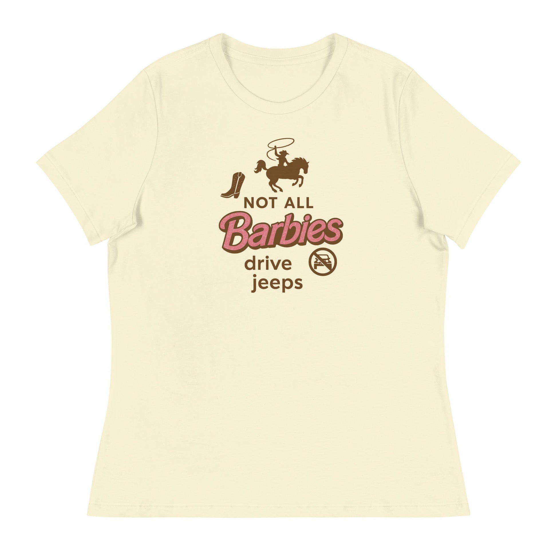 Not All Barbies Drive Jeeps Women's Relaxed T-Shirt - Snoody Scents