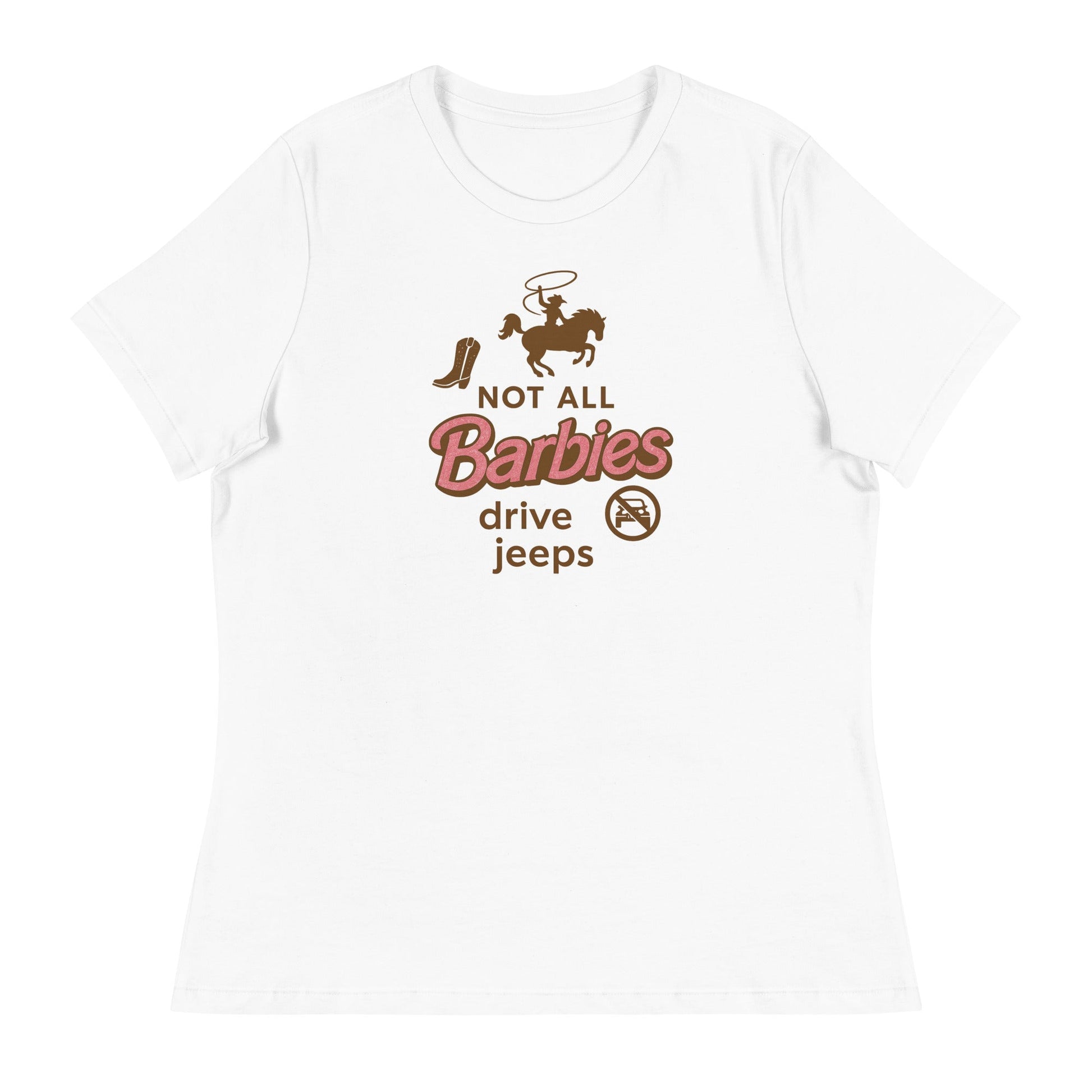 Not all Barbies drive jeeps Women's Relaxed T-Shirt - Snoody Scents