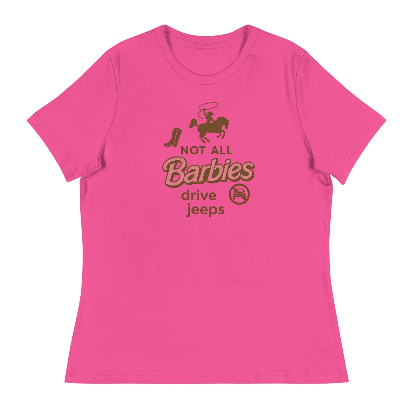 Not all Barbies drive jeeps Women's Relaxed T-Shirt - Snoody Scents