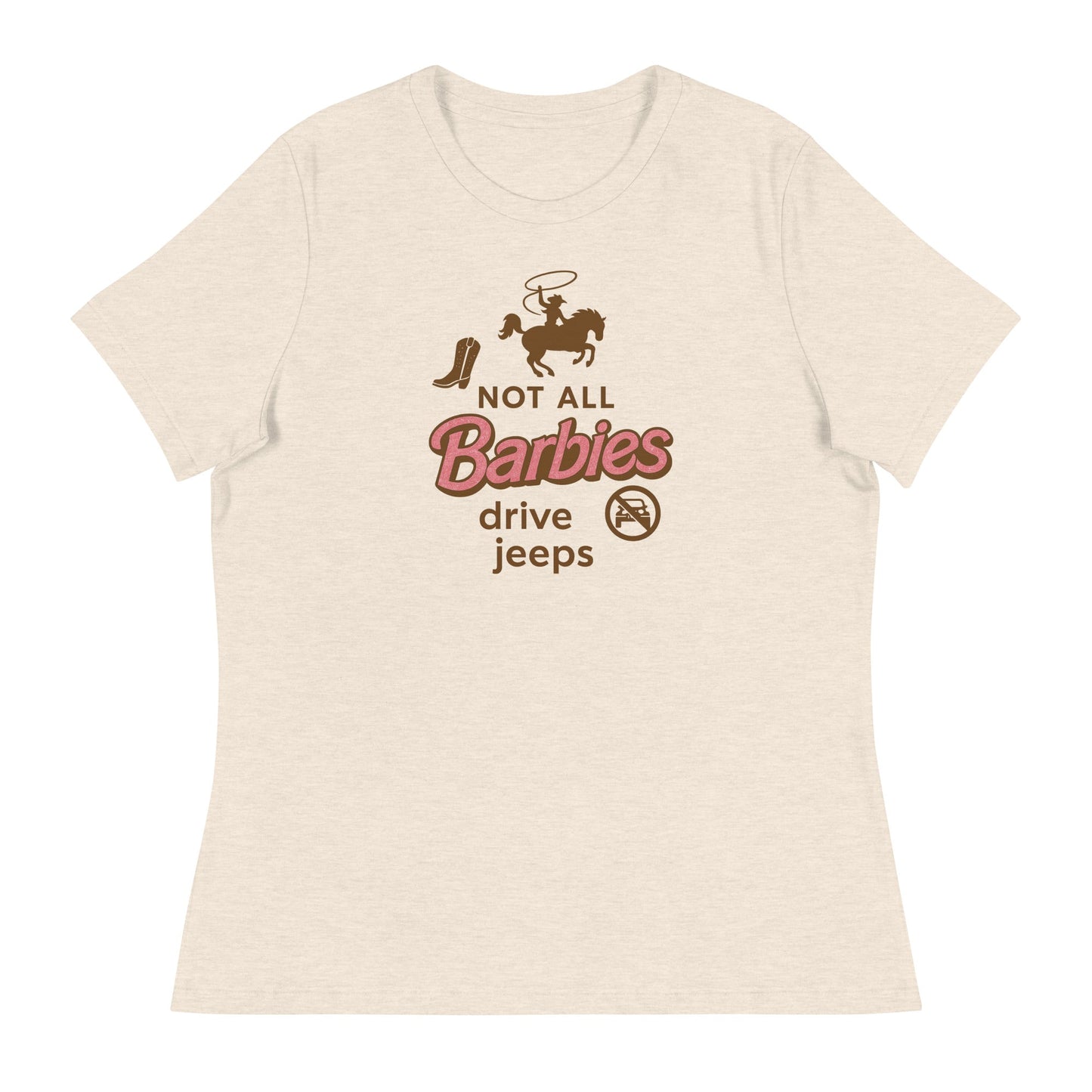 Not All Barbies Drive Jeeps Women's Relaxed T-Shirt - Snoody Scents