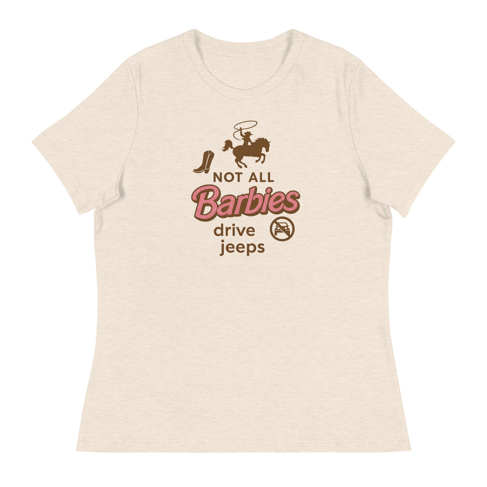 Not All Barbies Drive Jeeps Women's Relaxed T-Shirt - Snoody Scents