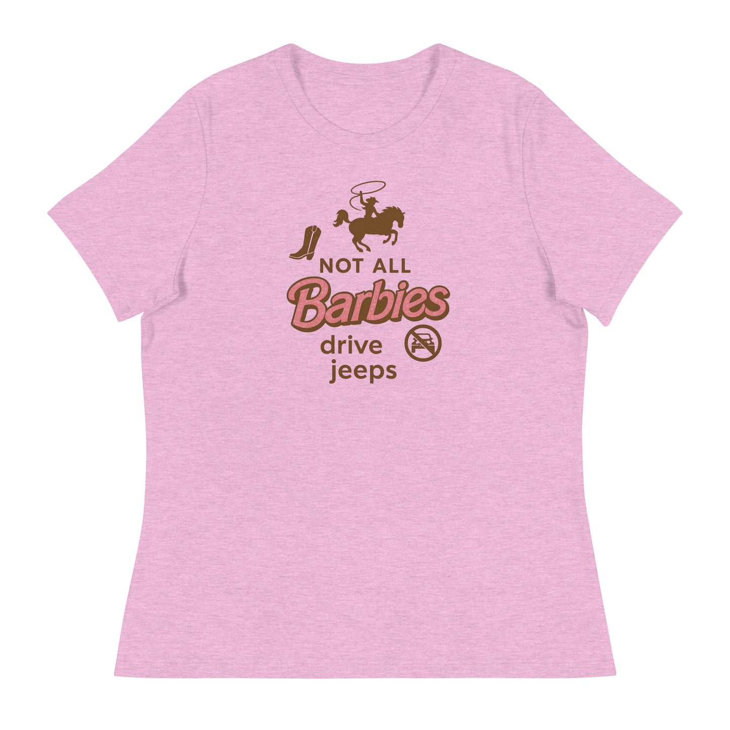 Not all Barbies drive jeeps Women's Relaxed T-Shirt - Snoody Scents