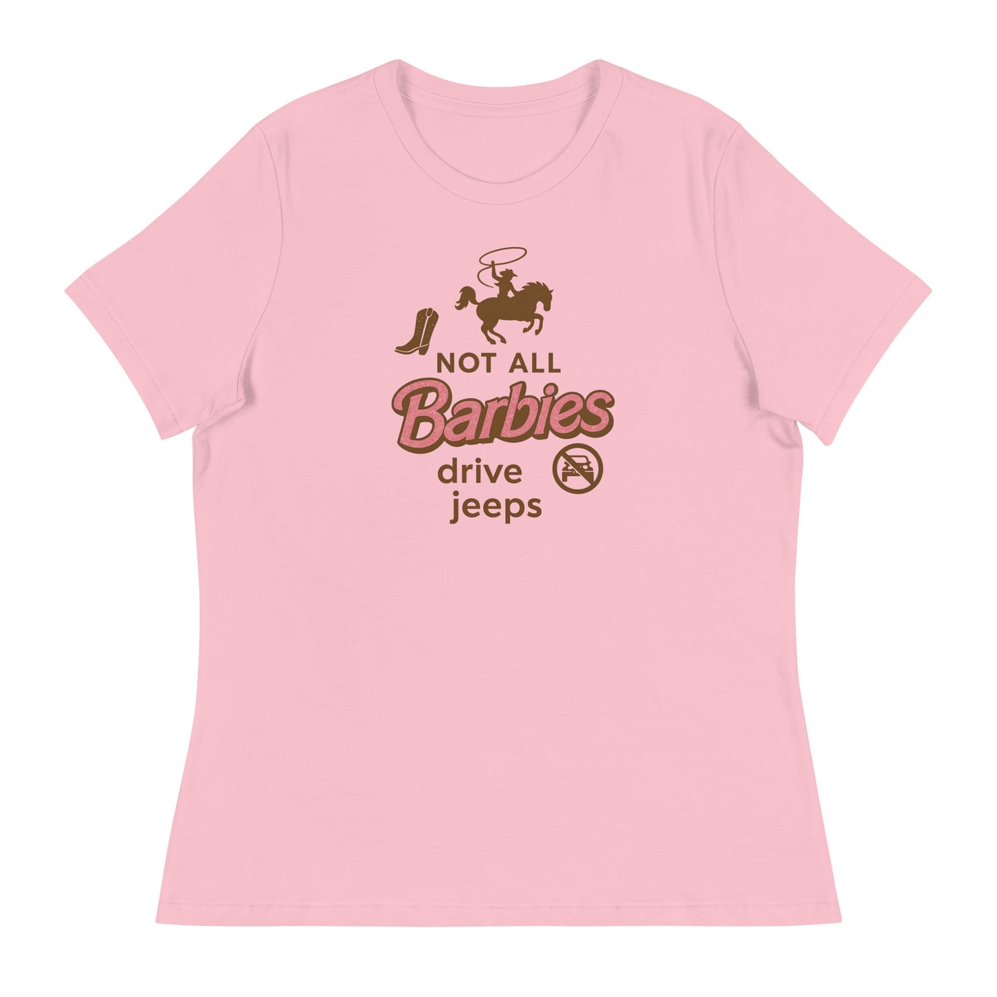 Not All Barbies Drive Jeeps Women's Relaxed T-Shirt - Snoody Scents