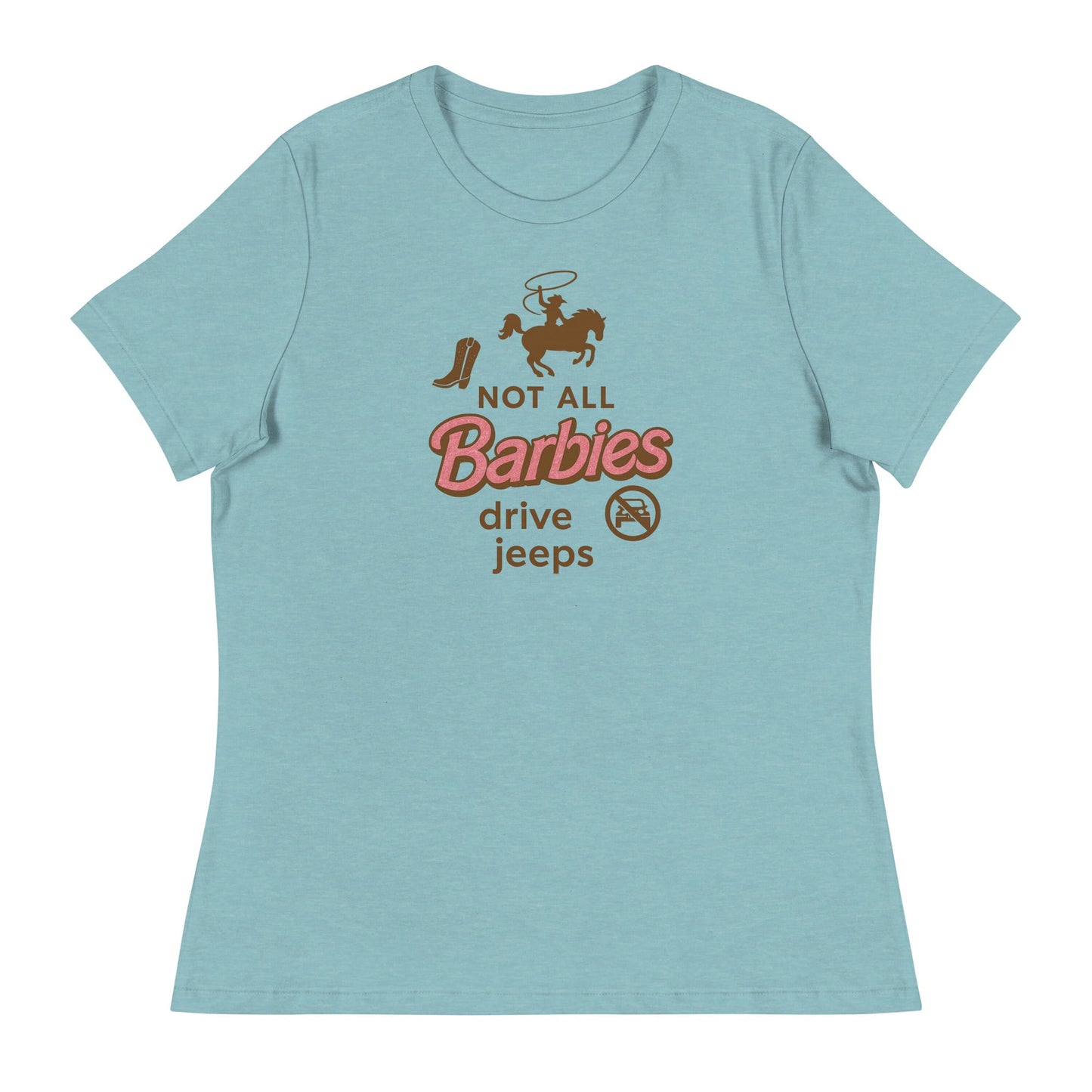 Not All Barbies Drive Jeeps Women's Relaxed T-Shirt - Snoody Scents