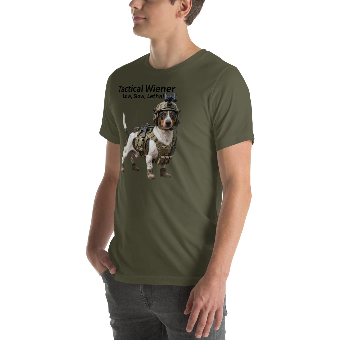 Tactical Wiener Dog Shirt, Funny Dachshund T-Shirt, Low Slow Lethal Tee, Wiener Dog Gift, Dachshund Owner Shirt, Funny Dog Dad Mom Gift - Snoody Scents