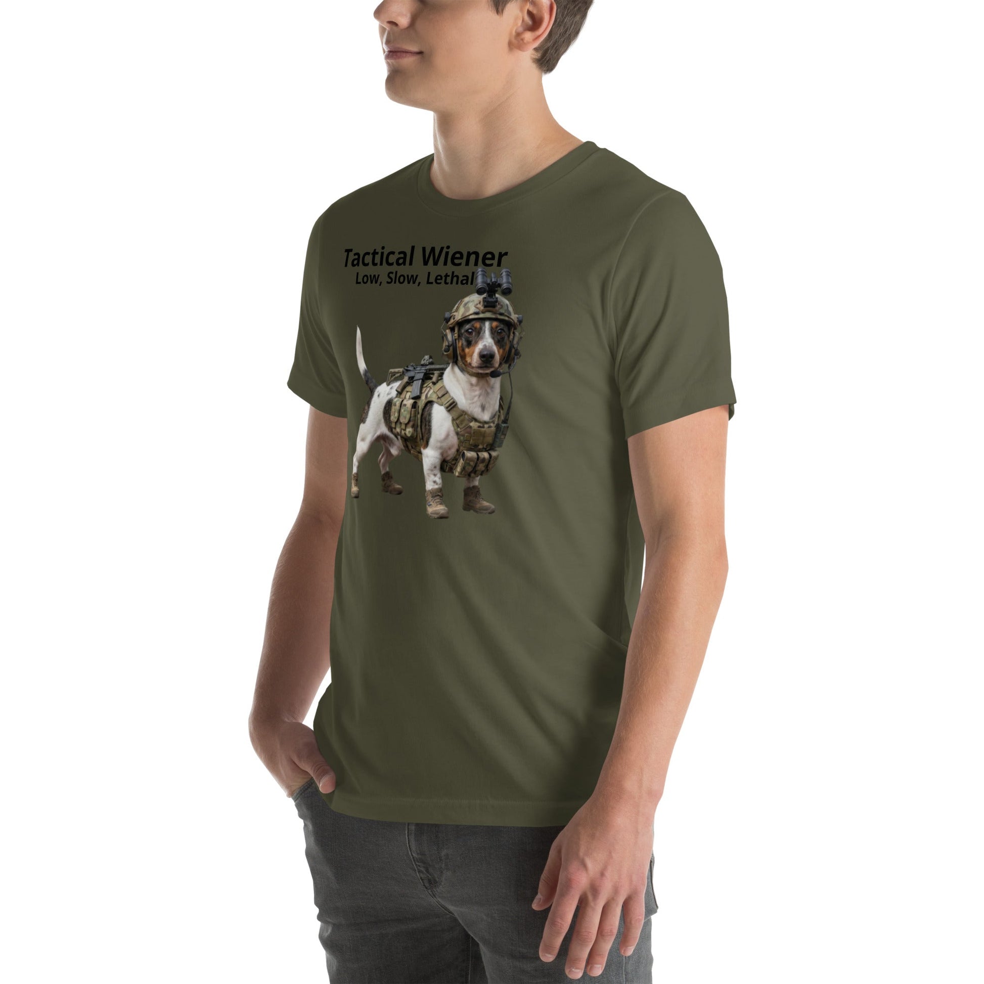 Tactical Wiener Dog Shirt, Funny Dachshund T-Shirt, Low Slow Lethal Tee, Wiener Dog Gift, Dachshund Owner Shirt, Funny Dog Dad Mom Gift - Snoody Scents
