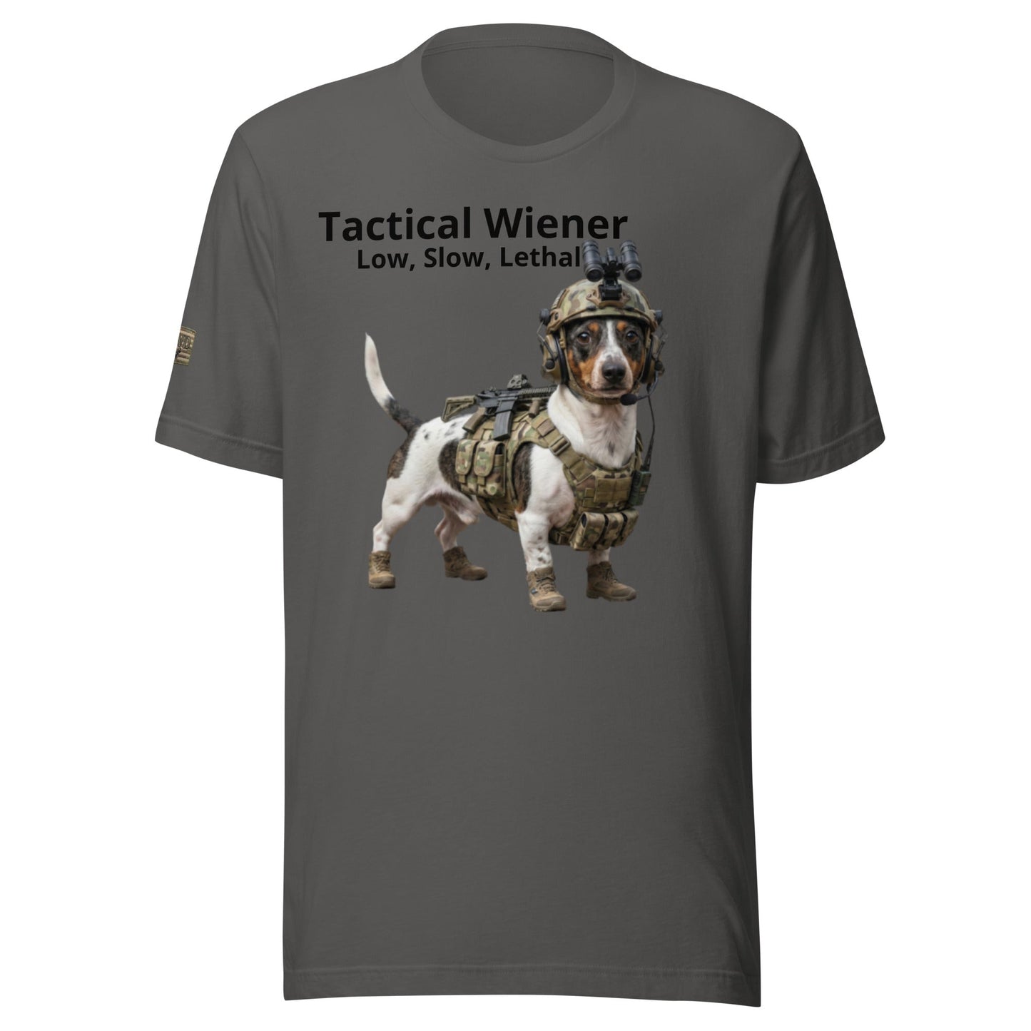 Tactical Wiener Dog Shirt, Funny Dachshund T-Shirt, Low Slow Lethal Tee, Wiener Dog Gift, Dachshund Owner Shirt, Funny Dog Dad Mom Gift - Snoody Scents